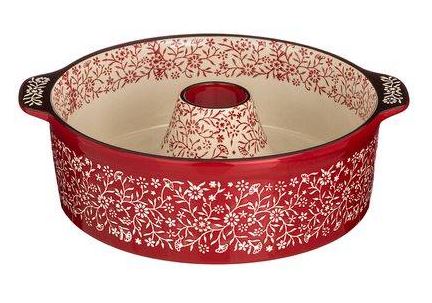 Форма Для Выпечки Круглая 28*24*8 Cм Красная (Кор=6Шт.)